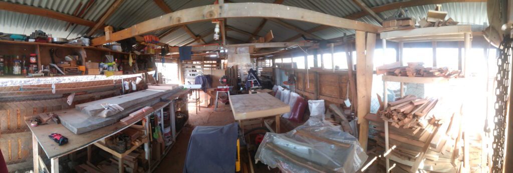 Vista panorámica de los inicios de Taller Antílope